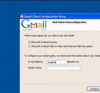 How to set up Outlook Express - Gmail
