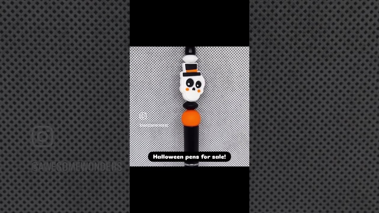 Halloween Crafts Beadable Pens Diy Siliconebeads Beadablepens Handmade
