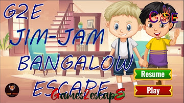 G2E Jim-Jam Bangalow Escape Walkthrough