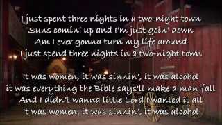 Video thumbnail of "Jason Aldean - Two Night Town (with lyrics on screen)[NEW SONG 2014]"