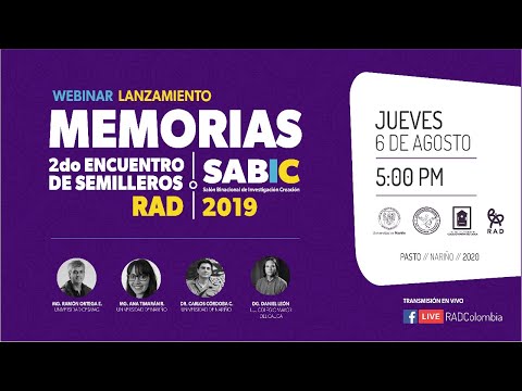 Webinar Lanzamiento Memorias
