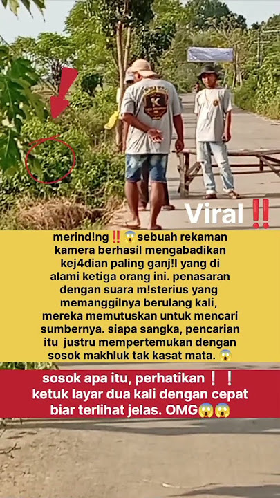 ketiga orang ini langsung kag3t setelah melihatnya #indonesia #viral