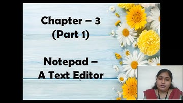 Std 3 Computer Ch 3 Part 1