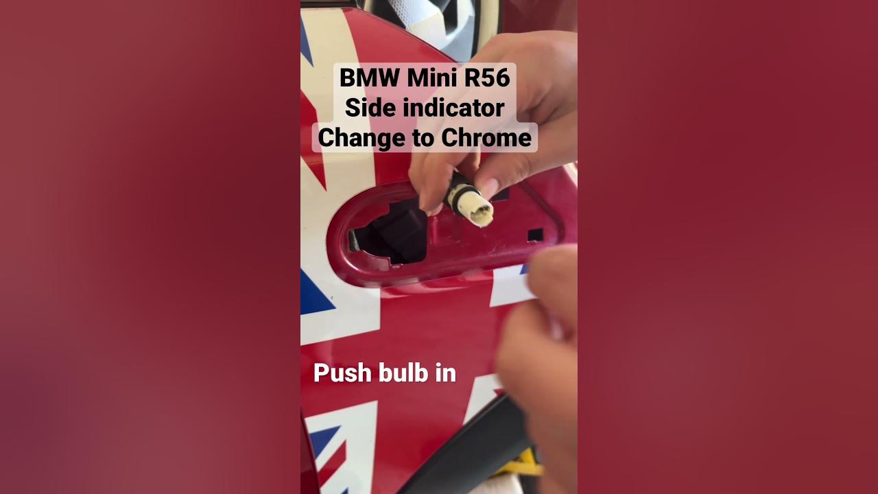 MINI side indicator / repeater bulb replacement / change. Plus upgraded