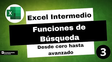 Funciones de Búsqueda - Excel Intermedio - Clase 3