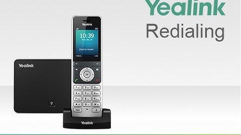 How to Redial a Number: Yealink W60P / W56P Business IP DECT Phone