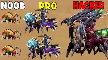 NOOB vs PRO vs HACKER - Insect Evolution Full Gameplay (Part 136)