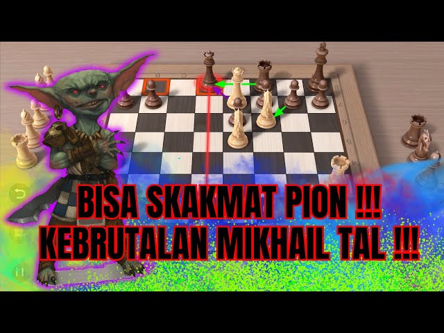 SEBENARNYA MIKHAIL TAL BISA SKAKMAT DENGAN PION !!! class=