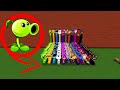 Incredibox Sprunki OC Characters And Pea shooter In Colored Lines Minecraft Pe 