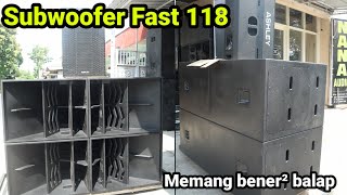 Cek sound subwoofer F118 (FAST 118) 🔥 Seperti ini suaranya ✅