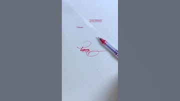 Sign your name ✨💫✍️ #signature #howtosign #shorts