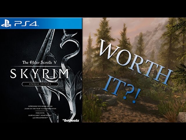 affjedring diskret velsignelse Is Skyrim Special Edition On PS4 WORTH IT WITHOUT MODS? - YouTube