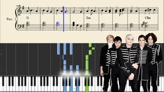 My Chemical Romance - The End. - Piano Tutorial + Sheets chords