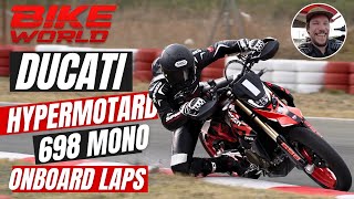Ducati Hypermotard 698 Mono onboard Laps With Chris Northover by Bike World 8,665 views 2 months ago 2 minutes, 58 seconds