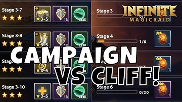 CAMPAIGN VS DRAGON CLIFFS! [FHG INFINITE MAGICRAID]