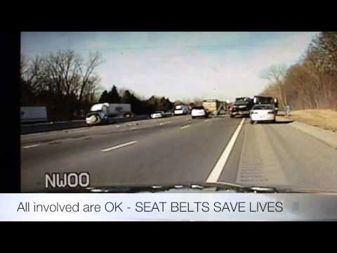 2/18/13 Interstate 40 Crash Occurs in Front of Officer