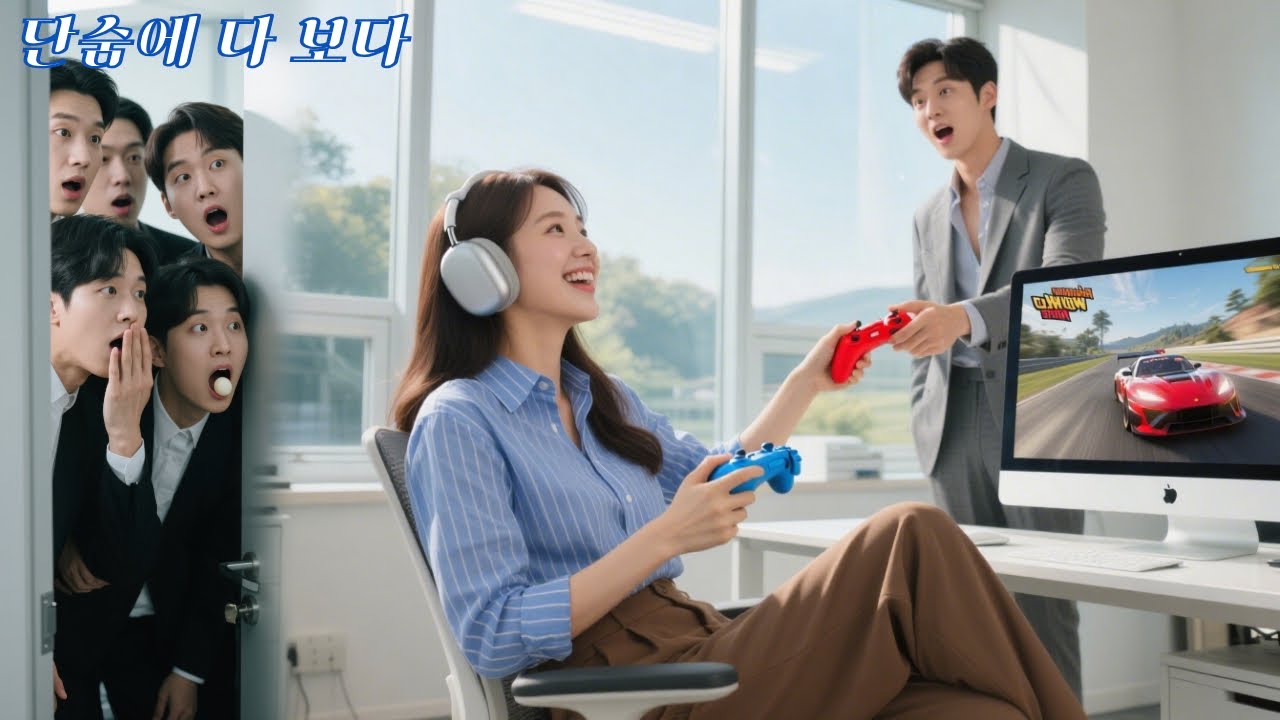 인턴인 줄 알고 소녀가 게임하자며 같이 땡땡이 치자고 초대했는데, 알고 보니 위장한 CEO! 그녀의 귀여움에 반했다!