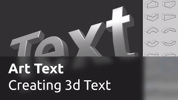 3D Text Part 1: Creating a 3D Text