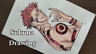 How to Draw Sukuna | Jujutsu Kaisen #drawing #jujutsukaisen #sukuna