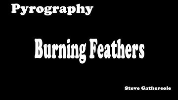 PYROGRAPHY - Burning feathers