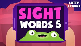 Awesome Sight Words Game Learn To Read