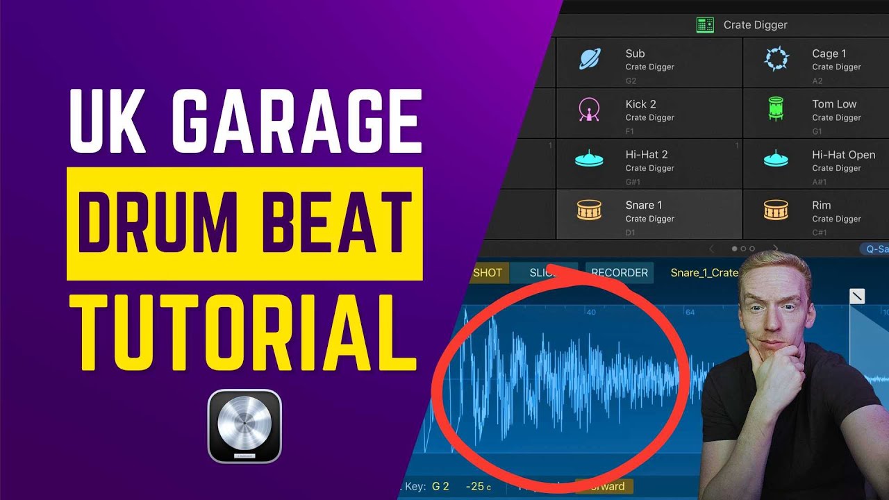 Logic Pro X Tutorial: UK Garage Drum Programming - YouTube