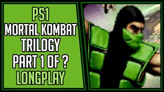 Mortal Kombat Trilogy All Characters Max Difficulty Arcade 1 1? Ps1 Longplay 4Kp60