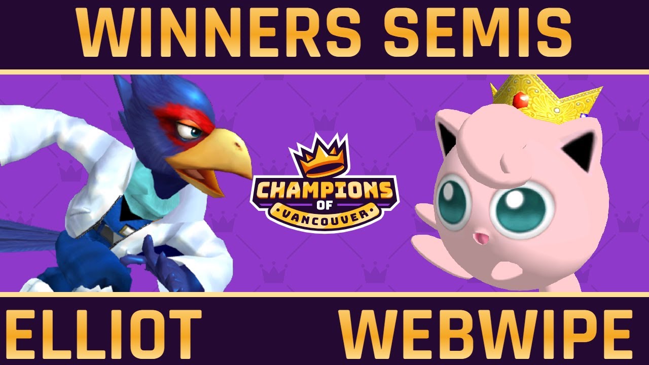 Elliot (Falco) vs Webwipe (Jigglypuff) - Top 8 WSF - Champions of Vancouver