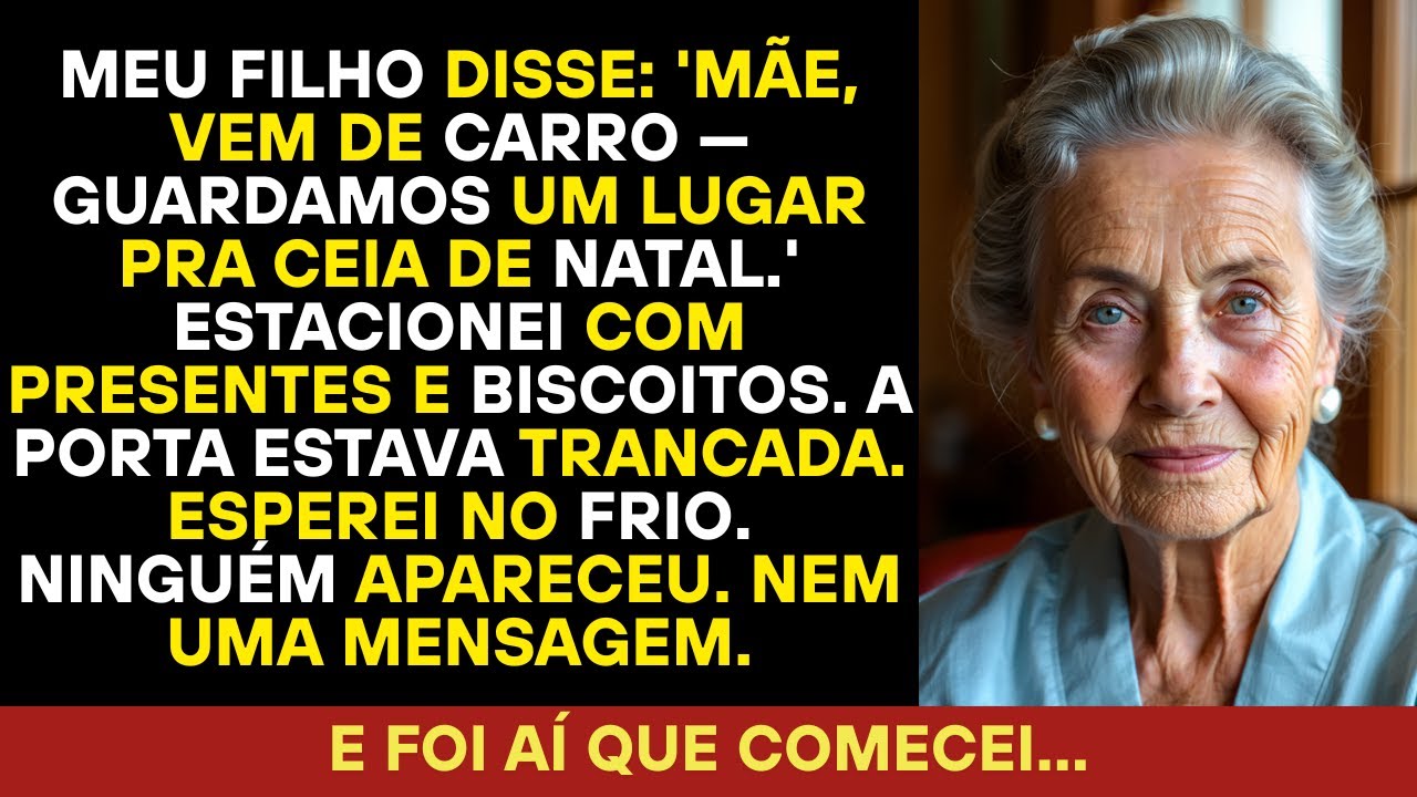 Meu filho disse “Vem, mãe — deixamos seu lugarzinho.” Estacionei. Esperei. Ninguém veio.