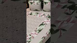 Aplik dori work bed sheets More details Whatsapp 03070530862