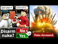 I let the nuke explode Roblox noobs..