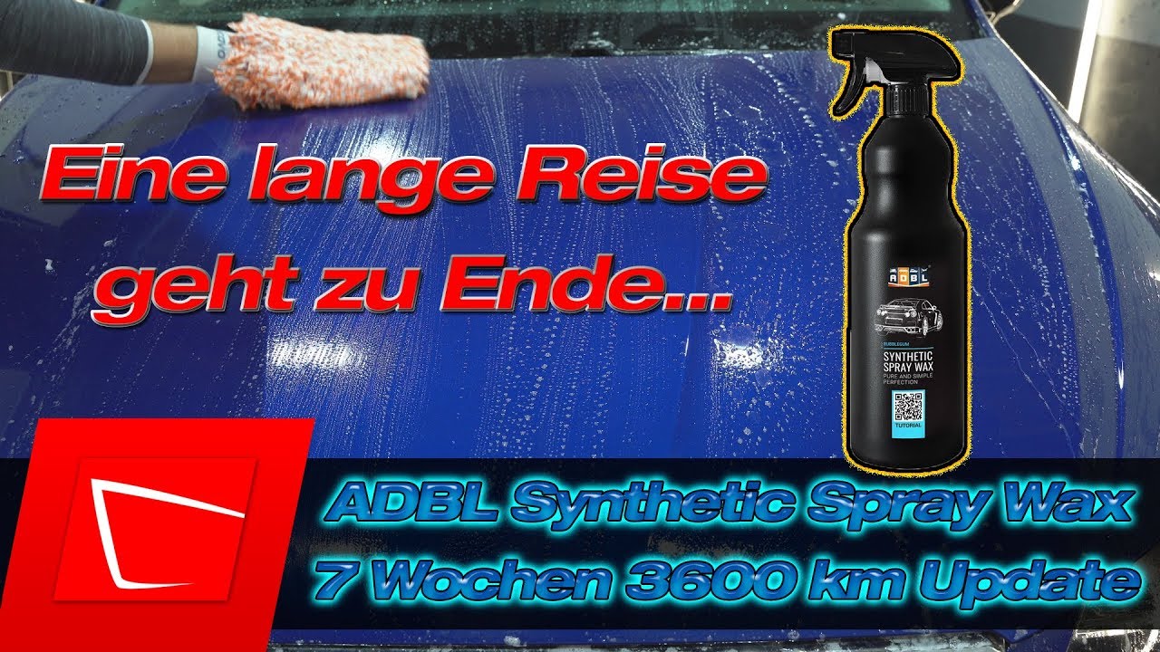 ADBL Synthetic Spray Wax test 