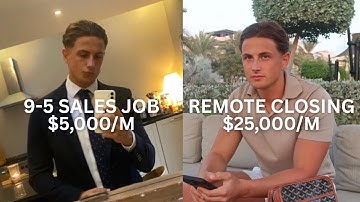 How To Transition Out Of Your 9-5 Sales Job and Into High Ticket Closing ( Step-by-Step )