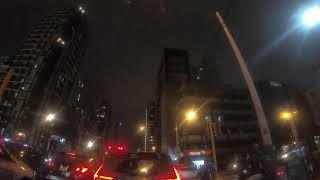 Midnight City Drive • 4K Night Driving POV with Deep Lofi Beats & Traffic ASMR