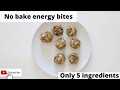 Chef savvy 5 ingredient peanut butter energy bites