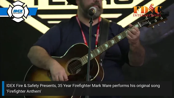 Mark Ware performing his original song 'Firefighte...