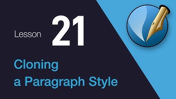 21) Cloning a Paragraph Style in Scribus