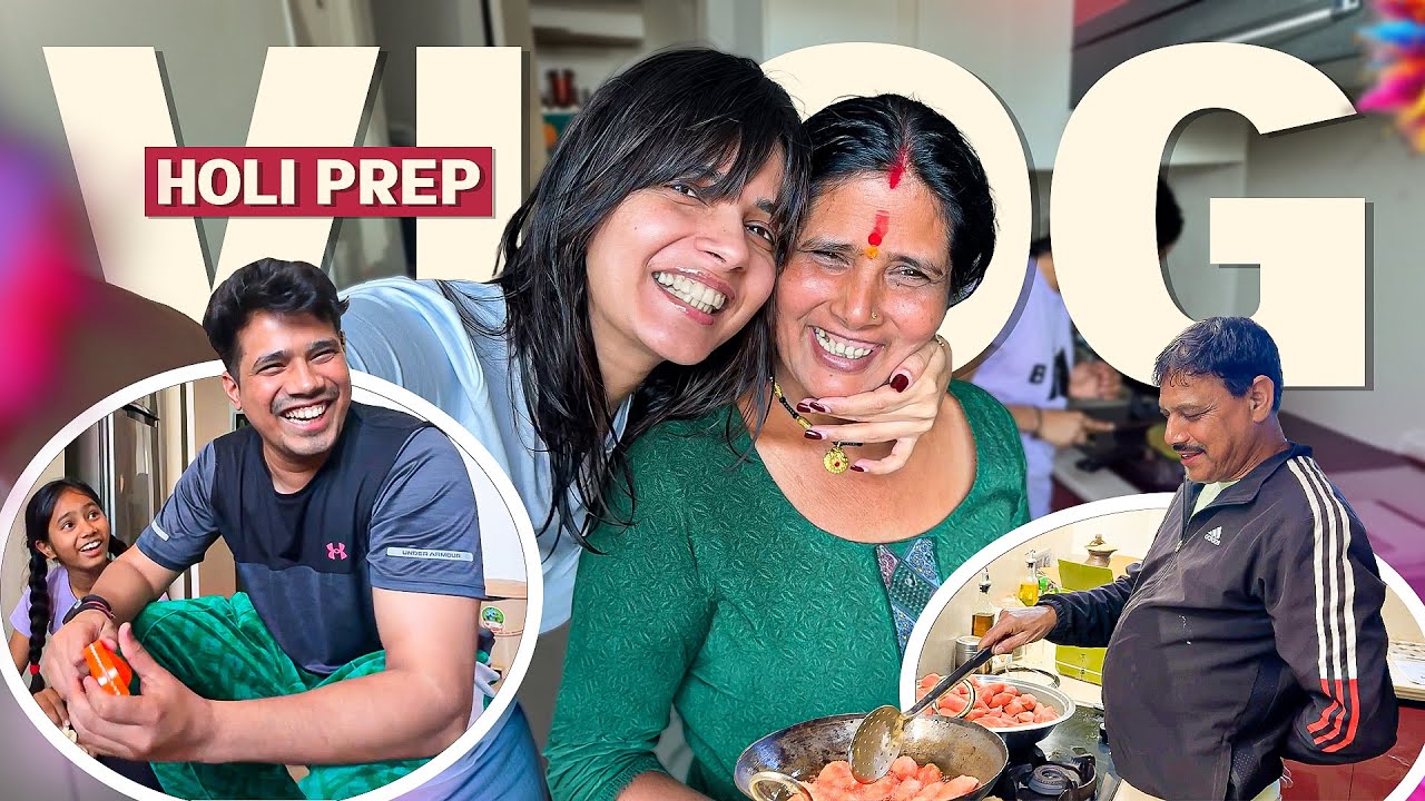 Making Gujiya With Family🤤