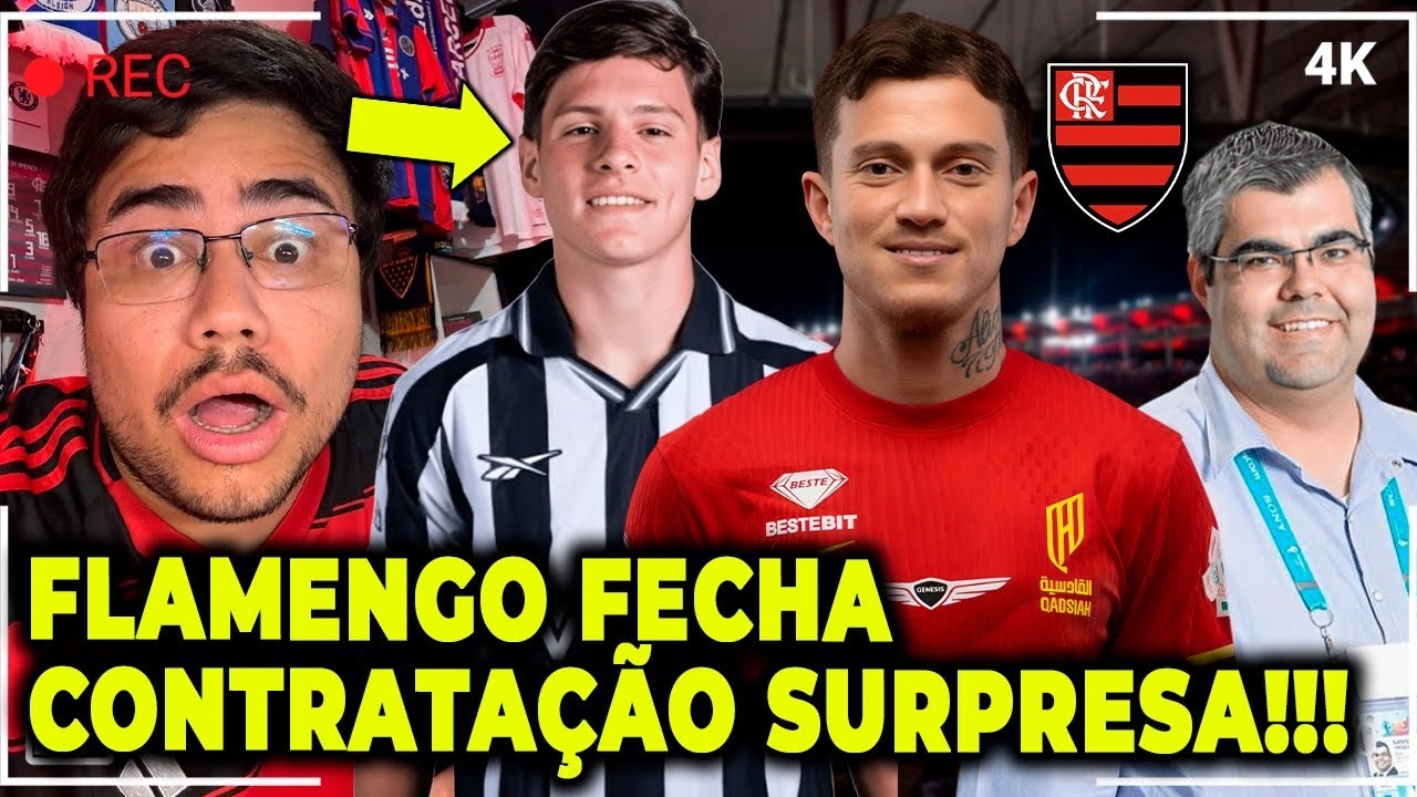 MELHOR NOTÍCIA NO FLAMENGO NO DIA DO JOGO! CONTRATAÇÃO SURPRESA!
