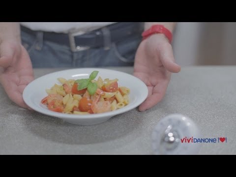Pasta pomodorini gamberi e pistacchi - ViviDanone.it