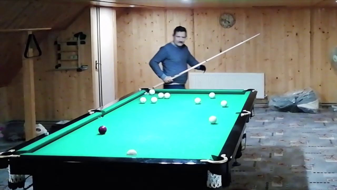 Бильярд шкода видео