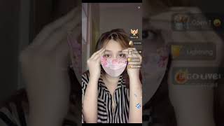 Amanda Farliany Live Bar Bar Buka Kancing Baju Garis Garis Pamer Tt Jumbo