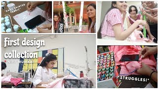 MY FIRST DESIGN COLLECTION AT NIFT (PART -2) | Fashion design student at NIFT| VLOG | Gagan kaur