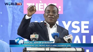 Côte d’Ivoire : Conférence du Pr. Pascal AFFI N’GUESSAN sur l’actualité Nationale et Internationale