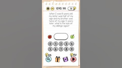 Brain test level 193 Walk-through