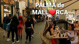 🇪🇦Feel the VIBE of PALMA de MALLORCA |  ONE of the MOST BEAUTIFUL cities of EUROPE | Spain 2024 4K