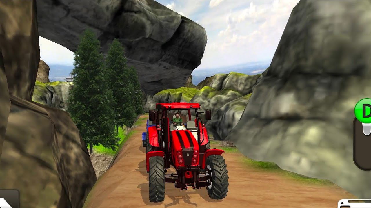 Tractor Trolley Game 3d Games | Offroad Tractor Trolley Games 🎮