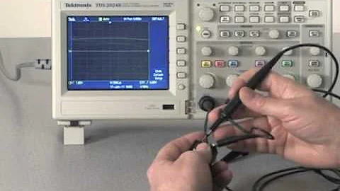 Tektronix Oscilloscope Used for Voltage Measurement - by Dave P.