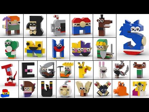 Lego Alphabet Lore Characters (by LEGOfolk)