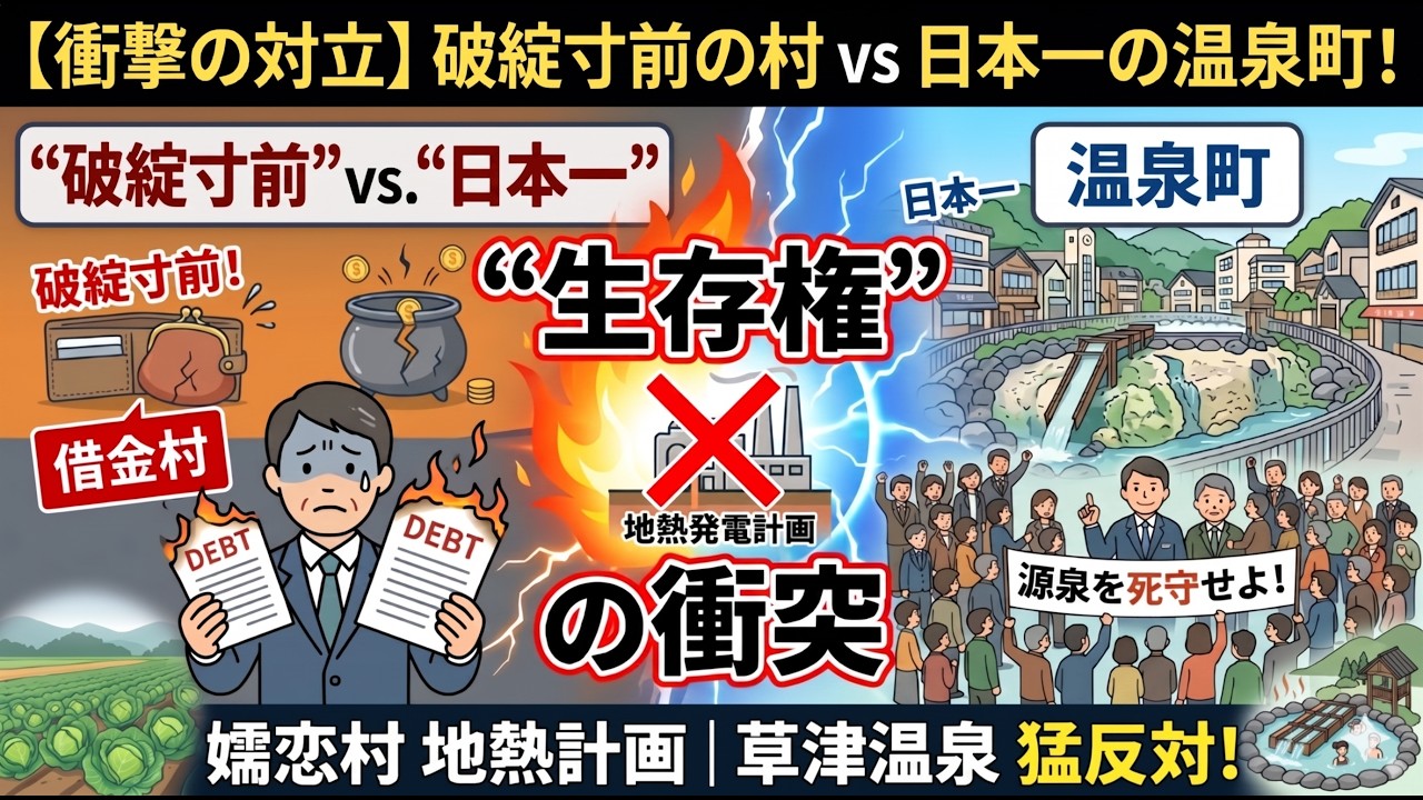 Shocking Conflict] A village on the brink of bankruptcy vs